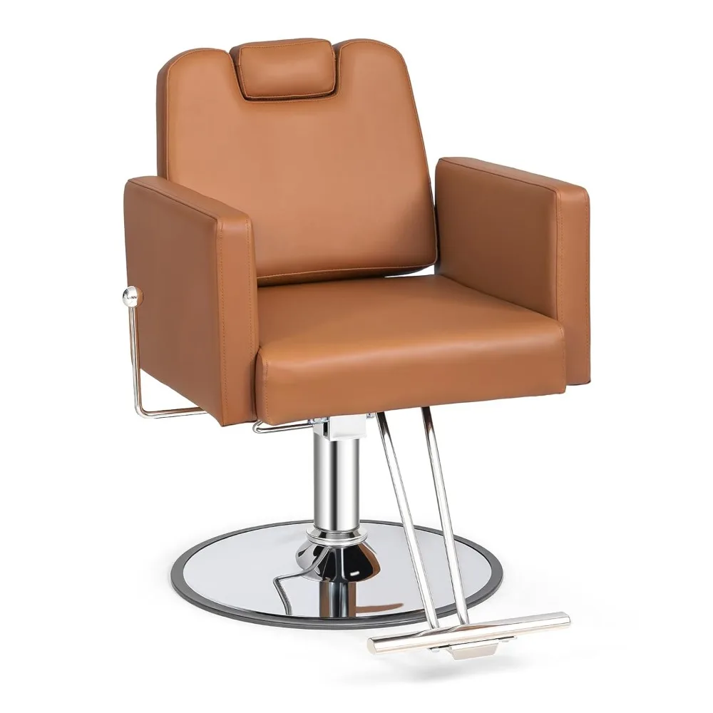 Reclining Barber Chair Heavy Duty, Salon Chair for Hair Stylist with Removable Headrest 360 Degree Rotation, Customized
Reclining Barber Chair Heavy Duty, Salon Chair for Hair Stylist with Removable Headrest 360 Degree Rotation, Customized