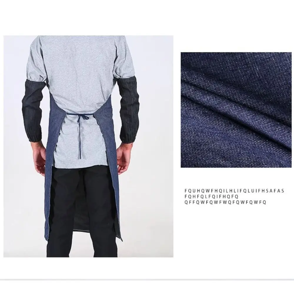 Cuff with Pocket Thick Washed Denim Apron Fashion Wear-resistant Women Men Apron Jeans Cuff
Cuff with Pocket Thick Washed Denim Apron Fashion Wear-resistant Women Men Apron Jeans Cuff