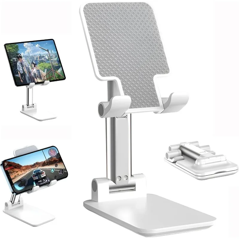 HOT White Portable Foldable and Adjustable Phone Stand, Suitable for All Smartphones. Universal Desktop Mount with Charging Slot
HOT White Portable Foldable and Adjustable Phone Stand, Suitable for All Smartphones. Universal Desktop Mount with Charging Slot