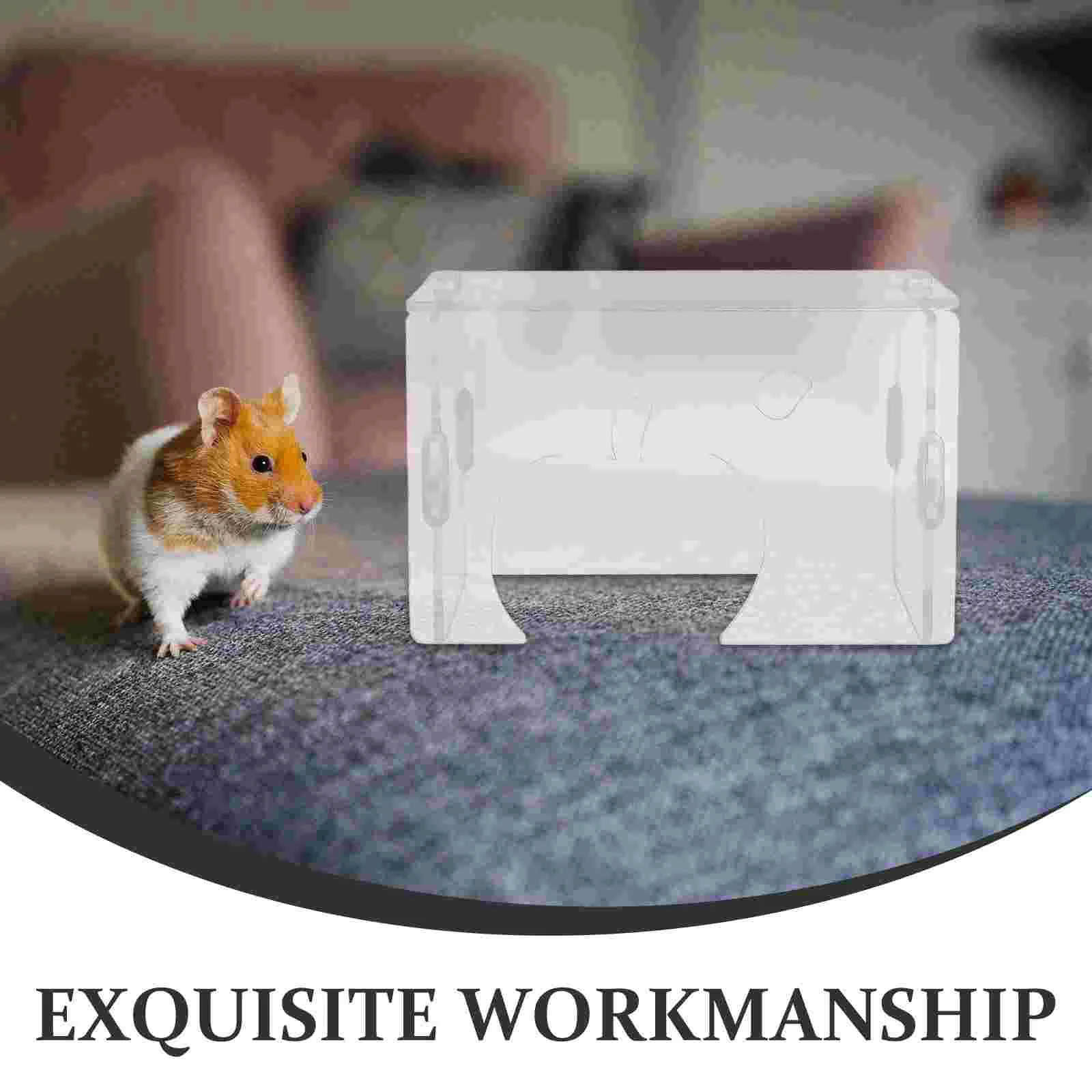 Hamster Transparent Hiding Place Spacious Acrylic Shelter Multifunctional Hideaway Toy Decorative House Detachable
Hamster Transparent Hiding Place Spacious Acrylic Shelter Multifunctional Hideaway Toy Decorative House Detachable