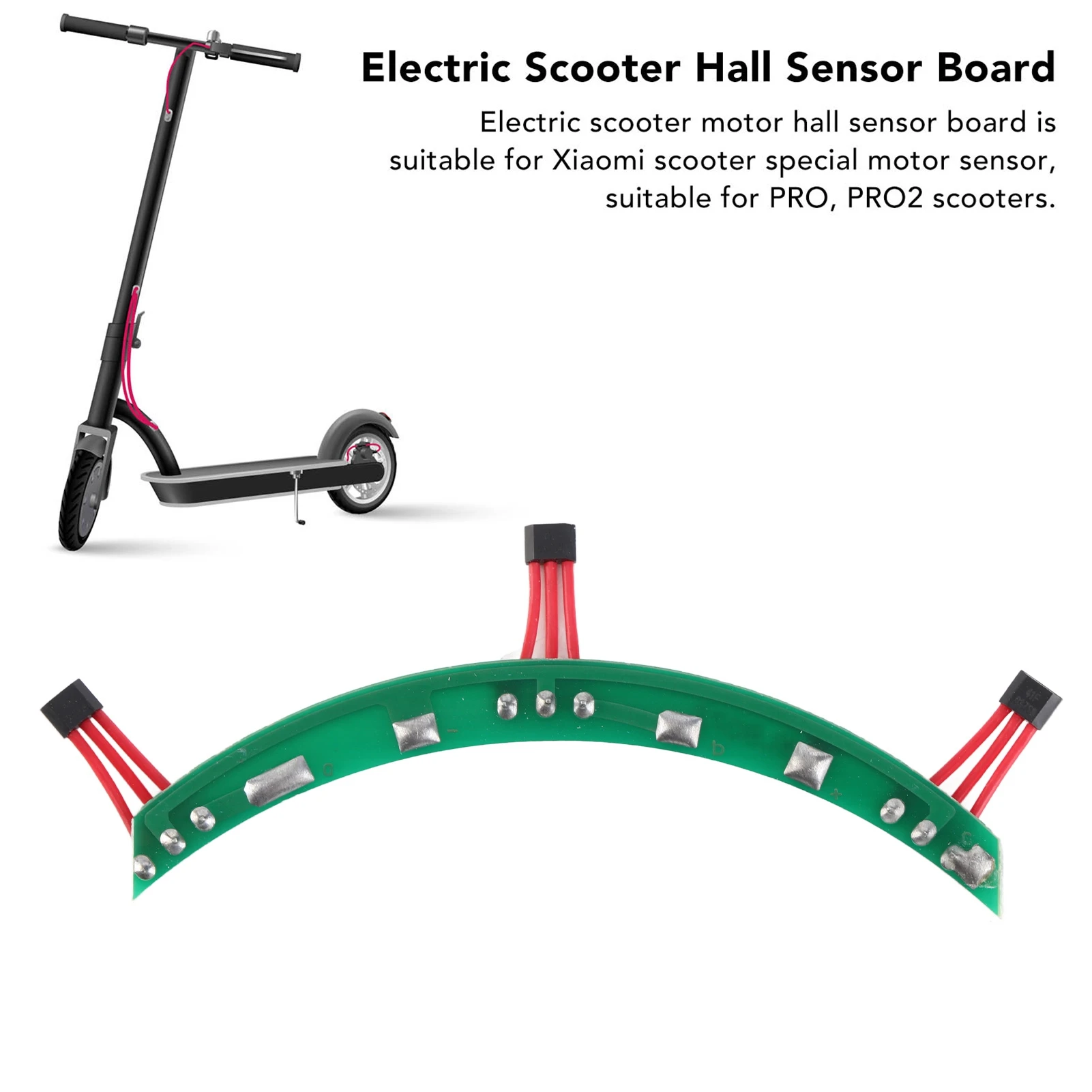 Scooter Hall Sensor Board, Electric Scooter Motor Hall Sensor PCB Board Replacement Part for Scooter PRO PRO2
Scooter Hall Sensor Board, Electric Scooter Motor Hall Sensor PCB Board Replacement Part for Scooter PRO PRO2