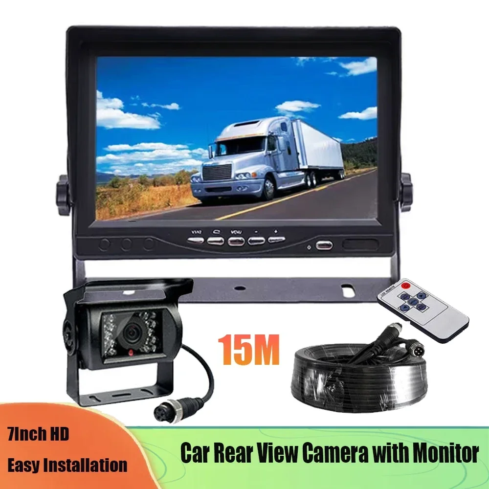7''12V 24V Backup Camera System With Monitor Kit Rear view Back Parking Night Vision For Trailer
7''12V 24V Backup Camera System With Monitor Kit Rear view Back Parking Night Vision For Trailer