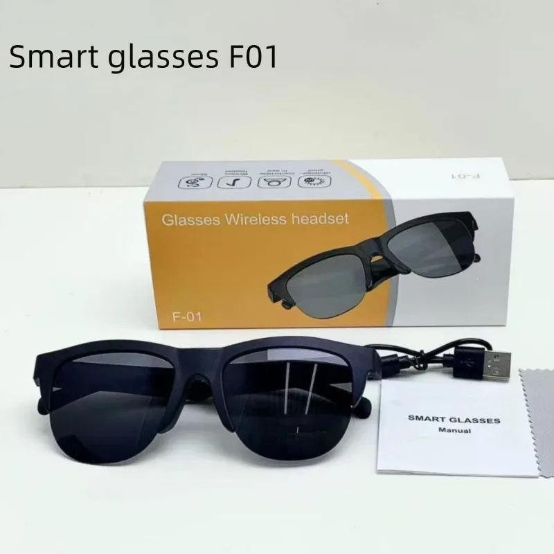 Fashion Essential Travel AI Intelligent Sunglasses Bluetooth Wireless Bone Conduction Headsets With Mic For Music UV Protection
Fashion Essential Travel AI Intelligent Sunglasses Bluetooth Wireless Bone Conduction Headsets With Mic For Music UV Protection