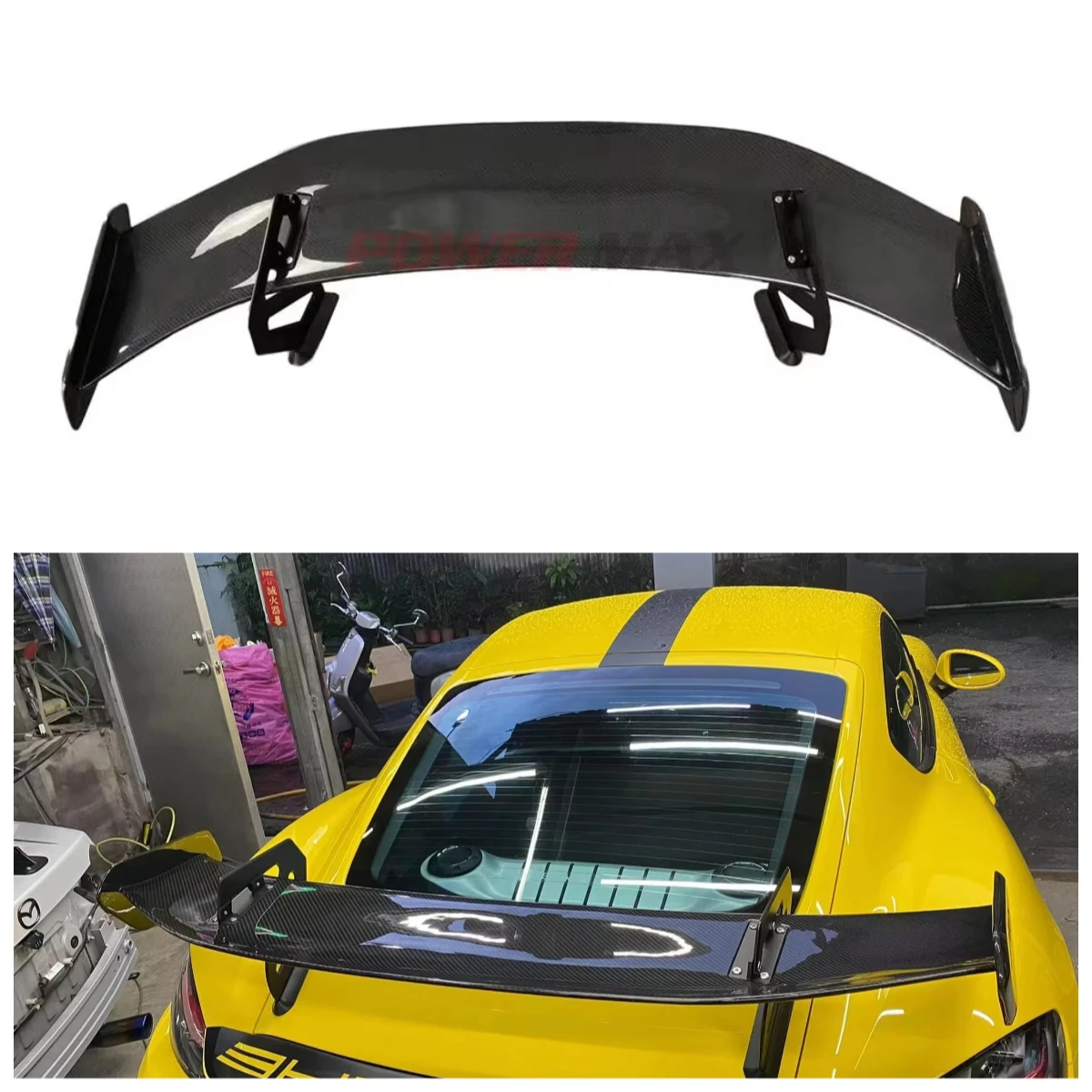 Pure Dry Carbon Fiber Rear Wing for Porsche 718 Cayman GT4RS Stylish Upgrade with Light Weight New Condition
Pure Dry Carbon Fiber Rear Wing for Porsche 718 Cayman GT4RS Stylish Upgrade with Light Weight New Condition