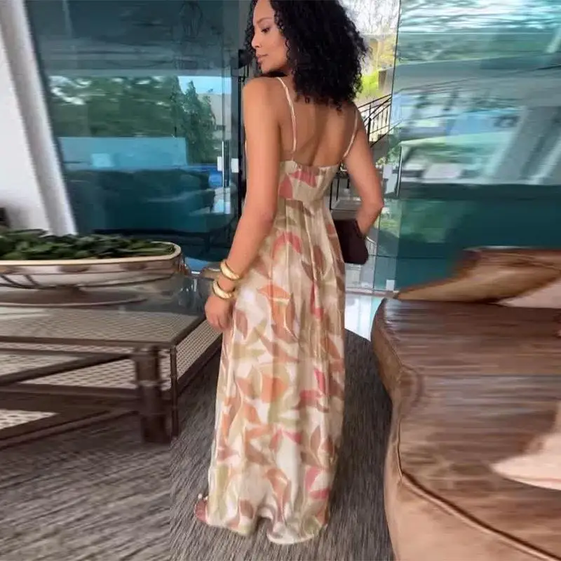 Summer 2025 New Cross-Border Women's Holiday Style Backless Strap Print Split Two-Piece Set Casual Fashion Women's Suit
Summer 2025 New Cross-Border Women's Holiday Style Backless Strap Print Split Two-Piece Set Casual Fashion Women's Suit
