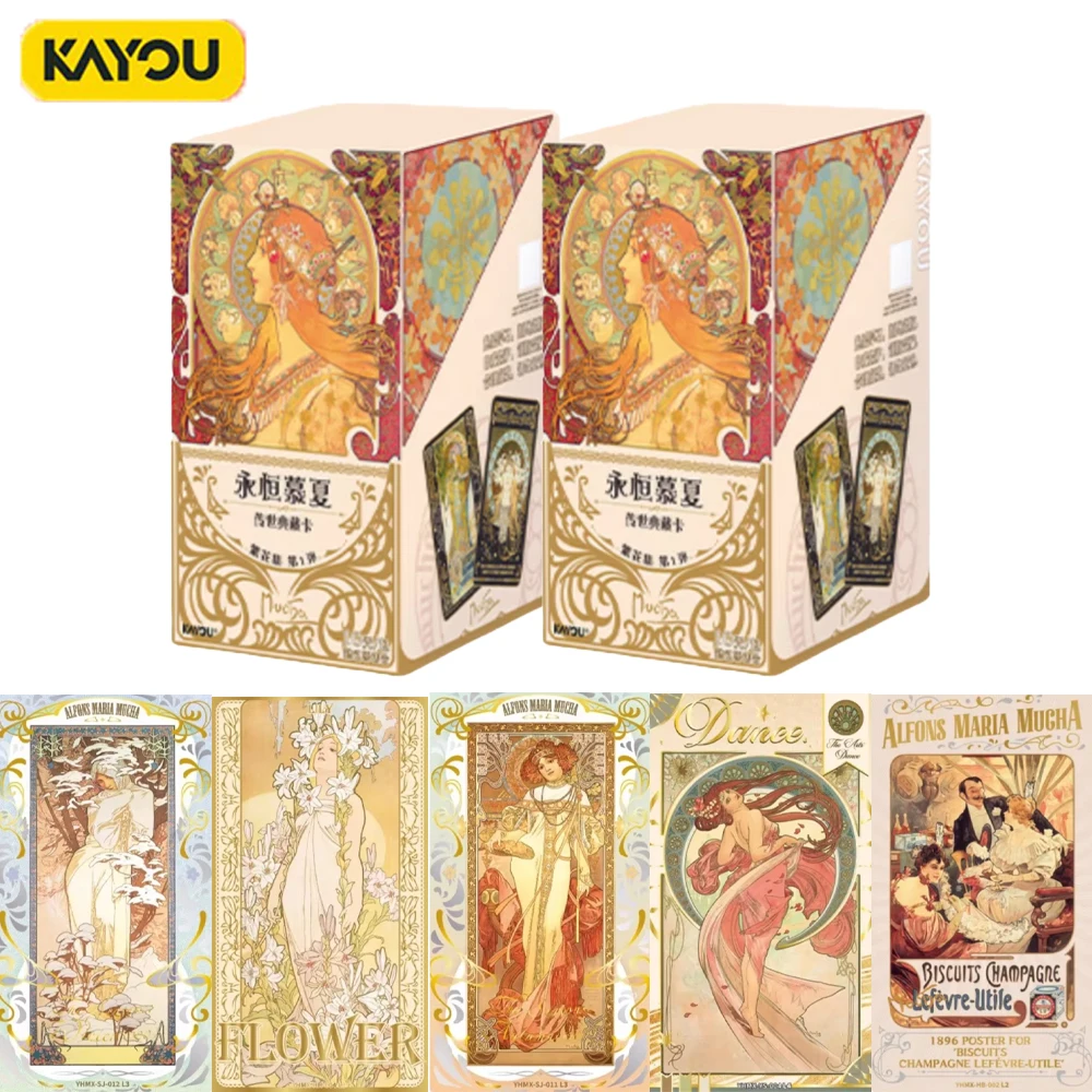 Genuine KAYOU Timeless Mucha Floral Fantasy Vol.1 Heritage Collection Full Box Official Premium Art Collectible Cards Gift
Genuine KAYOU Timeless Mucha Floral Fantasy Vol.1 Heritage Collection Full Box Official Premium Art Collectible Cards Gift