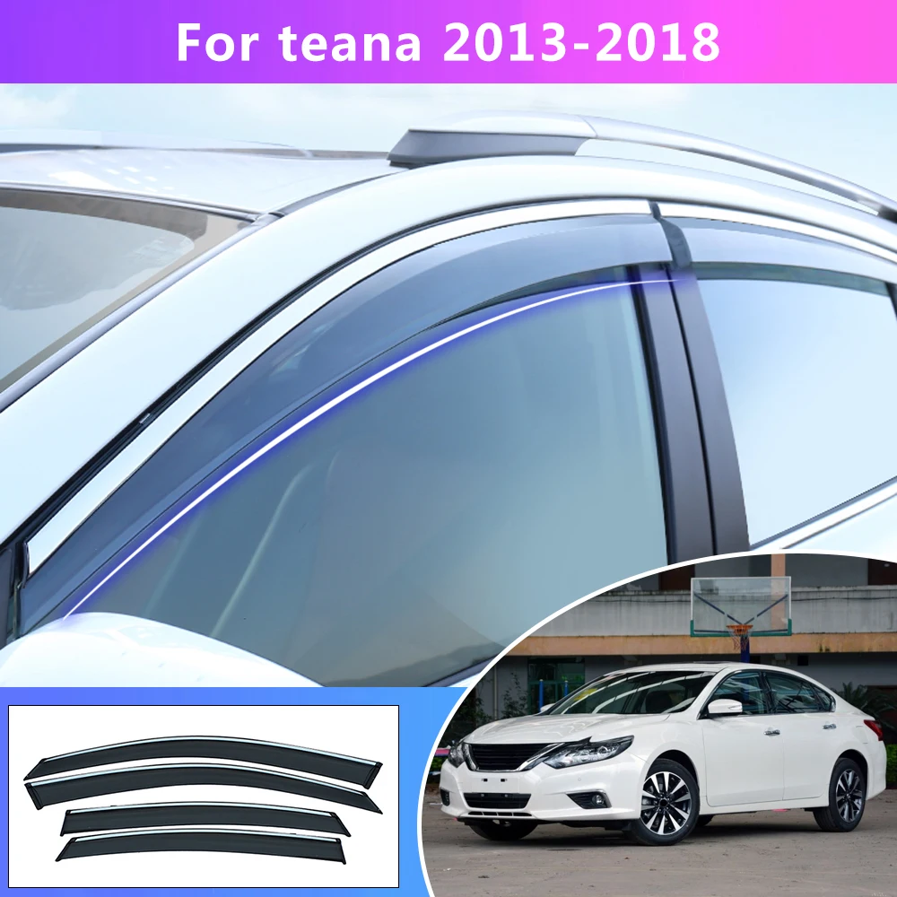 For Nissan Teana L33 2013 2014 2015 2016 2017 2018 Weather Shield Window Sun Rain Visor Car Styling Auto Accessories Awnings
For Nissan Teana L33 2013 2014 2015 2016 2017 2018 Weather Shield Window Sun Rain Visor Car Styling Auto Accessories Awnings