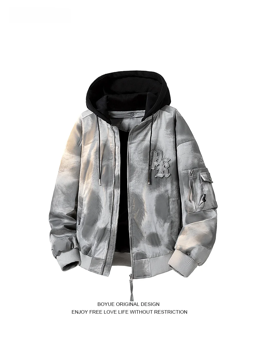 Boyue American Tie Dye с капюшоном вниз Jaet Thiened Ветрозащитная верхняя одежда Съемная шляпа Повседневная одежда из полиэфирного волокна
Boyue American Tie Dye с капюшоном вниз Jaet Thiened Ветрозащитная верхняя одежда Съемная шляпа Повседневная одежда из полиэфирного волокна