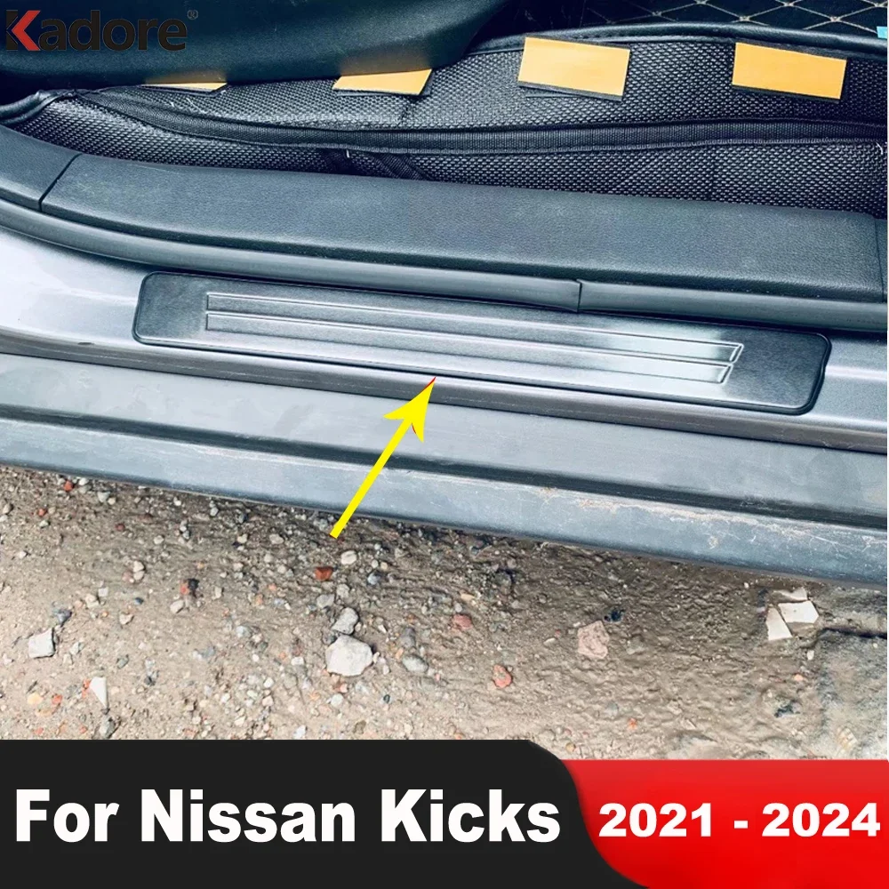 Для Nissan Kicks 2021-2023 2024, накладка на порог автомобиля из нержавеющей стали, накладка на порог, защита педали, аксессуары Gurad
Для Nissan Kicks 2021-2023 2024, накладка на порог автомобиля из нержавеющей стали, накладка на порог, защита педали, аксессуары Gurad