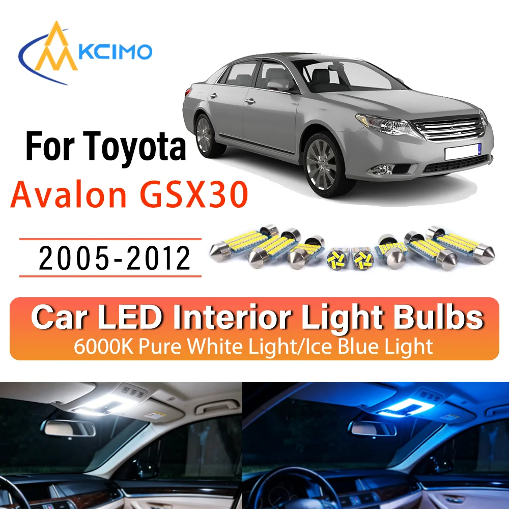 LED Interior Light Bulb Set For Toyota Avalon GSX30 2005-2012 Easy Install Bright White/Blue Dome Map Door Courtesy Brights
LED Interior Light Bulb Set For Toyota Avalon GSX30 2005-2012 Easy Install Bright White/Blue Dome Map Door Courtesy Brights