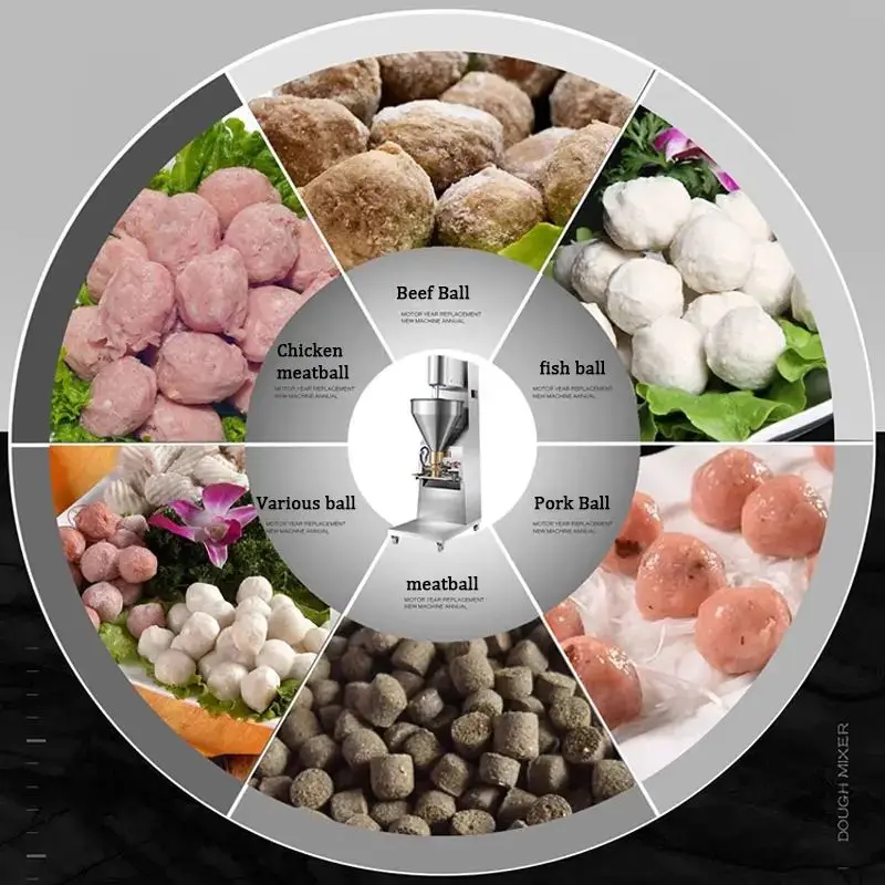 Commercial Stainless Steel Electric Meatball Maker Beef Meatball Machine Chicken Fish Meat Ball Forming Maker
Commercial Stainless Steel Electric Meatball Maker Beef Meatball Machine Chicken Fish Meat Ball Forming Maker