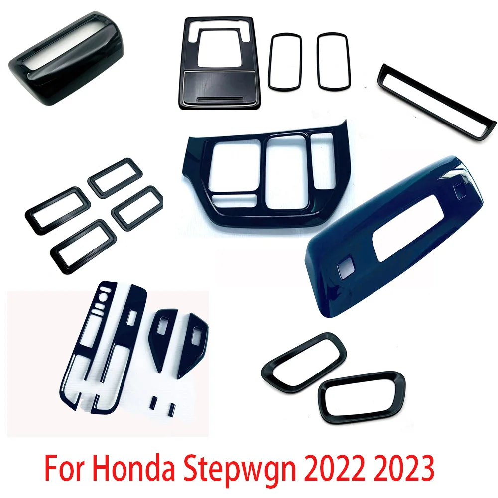 Для Honda Stepwgn spada 2022 2023, фортепианно-черная панель переключения передач, светильник для чтения, крышка крыши, накладка на автомобиль, аксессуары для интерьера 
Для Honda Stepwgn spada 2022 2023, фортепианно-черная панель переключения передач, светильник для чтения, крышка крыши, накладка на автомобиль, аксессуары для интерьера