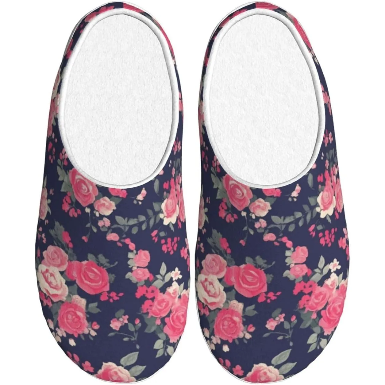 Dark Blue Floral Women’s Cozy Slippers Soft Cotton Indoor & Outdoor House Slippers With Anti-Slip Sole
Dark Blue Floral Women’s Cozy Slippers Soft Cotton Indoor & Outdoor House Slippers With Anti-Slip Sole