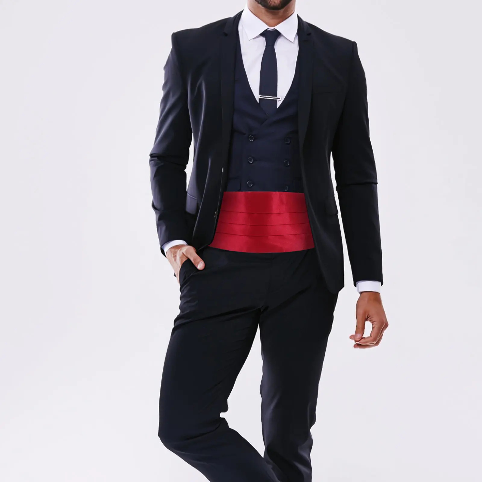 Red Satin Cummerbund Men's Adjustable Formal Waistband Tuxedo Belt Wedding Event Accessory Suit Cummerbund Night Party Dress
Red Satin Cummerbund Men's Adjustable Formal Waistband Tuxedo Belt Wedding Event Accessory Suit Cummerbund Night Party Dress