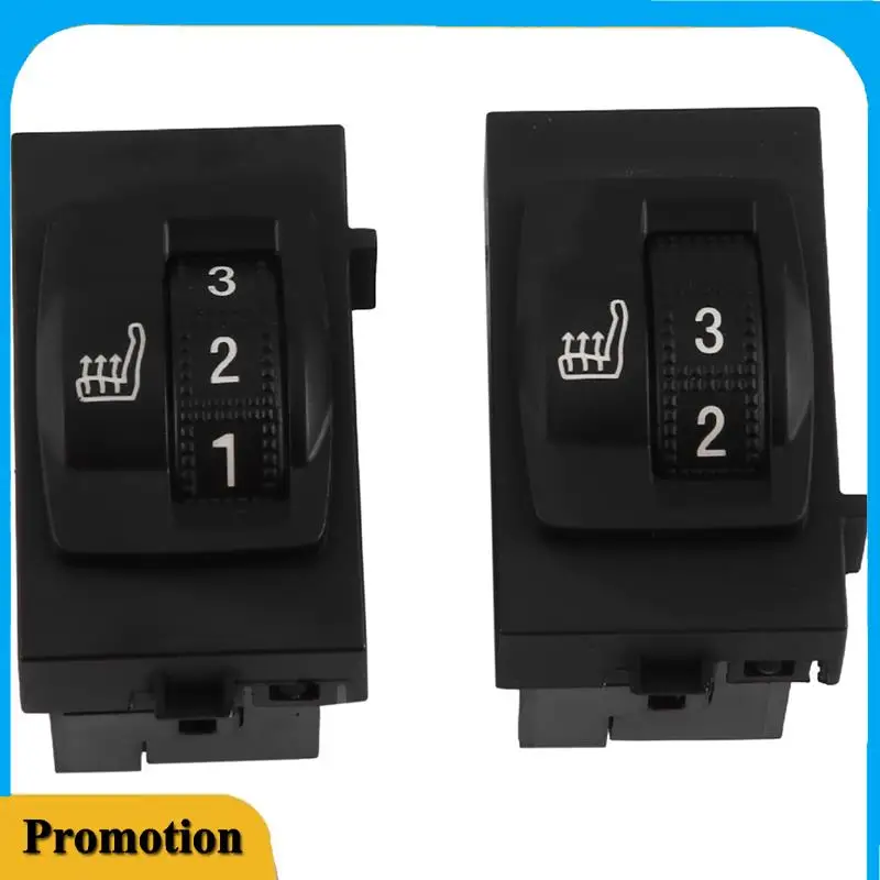 Portable 1 Pair Car Seat Heating Switch Black ABS Automotive Supplies For 508 2011-2015 98092845XT 98092846XT
Portable 1 Pair Car Seat Heating Switch Black ABS Automotive Supplies For 508 2011-2015 98092845XT 98092846XT