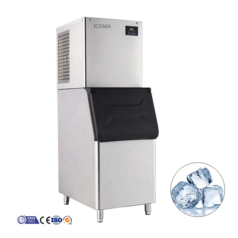 ICEMA Automatic 250KG 300kg 400kg 500kg Ice Cube Making Machine
ICEMA Automatic 250KG 300kg 400kg 500kg Ice Cube Making Machine
