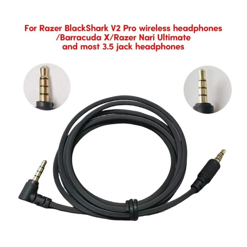 Headsets Cable for BlackShark V2 Pro, Barracuda X; Headphones Extension Cord Improves Your Sound Experience Headset Wire
Headsets Cable for BlackShark V2 Pro, Barracuda X; Headphones Extension Cord Improves Your Sound Experience Headset Wire