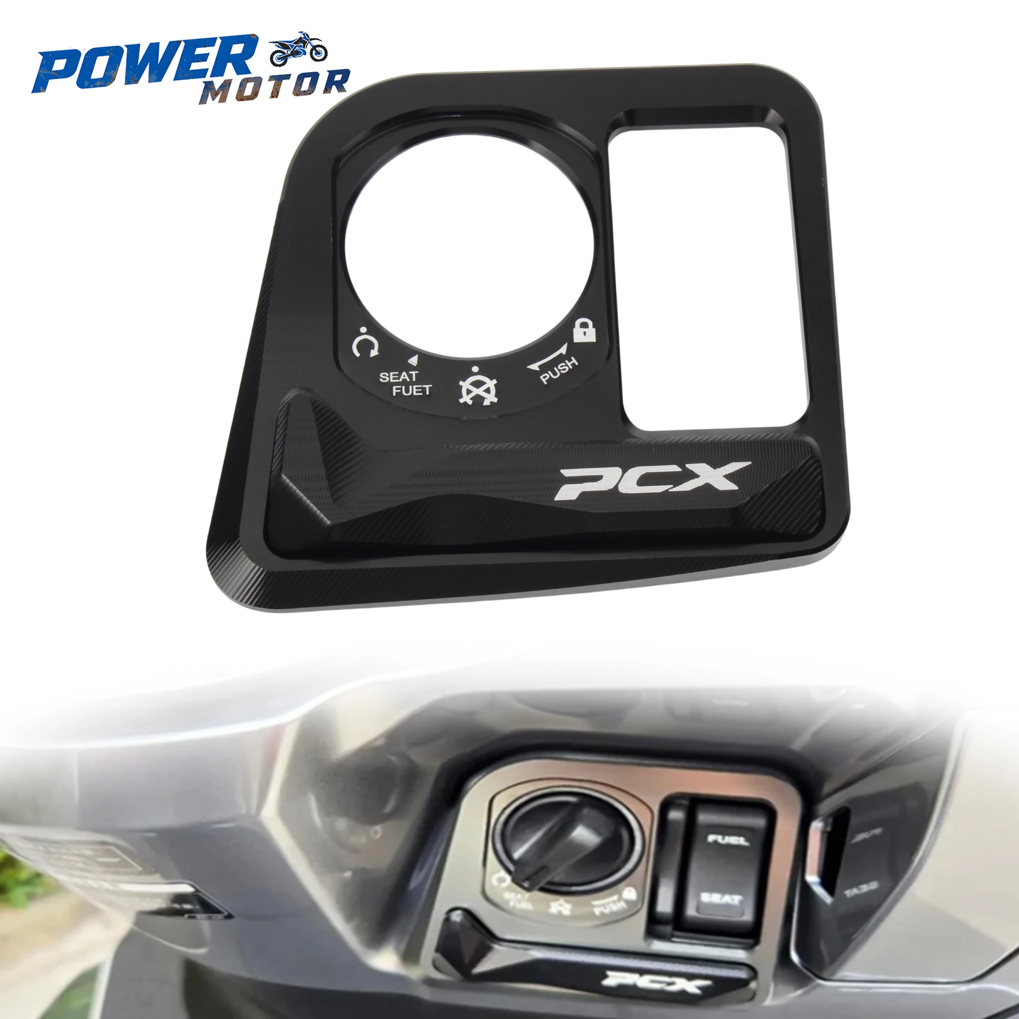 Scooter Motorbike Ignition Switch Lock Cap Cover Key Protector Decoration Upgrade Parts For Honda PCX125 PCX160 2021-2024
Scooter Motorbike Ignition Switch Lock Cap Cover Key Protector Decoration Upgrade Parts For Honda PCX125 PCX160 2021-2024