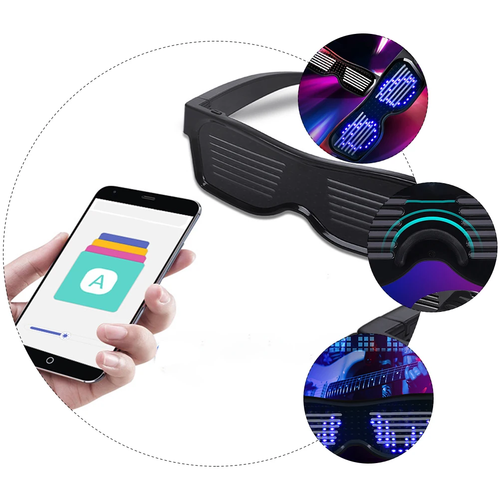 LED Glow Glasses Luminous Electric Cheering Wireless Eyewear Lightweight Foldable Stylish Unique Design Breathable
LED Glow Glasses Luminous Electric Cheering Wireless Eyewear Lightweight Foldable Stylish Unique Design Breathable