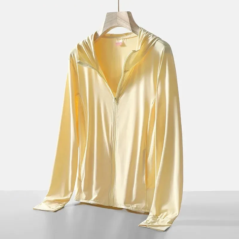 New Women Elastic Ice Silk Protection Clothing Tops Coat Female Summer Ultraviolet-proof Thin Quick Drying Sun Protection Jacket
New Women Elastic Ice Silk Protection Clothing Tops Coat Female Summer Ultraviolet-proof Thin Quick Drying Sun Protection Jacket