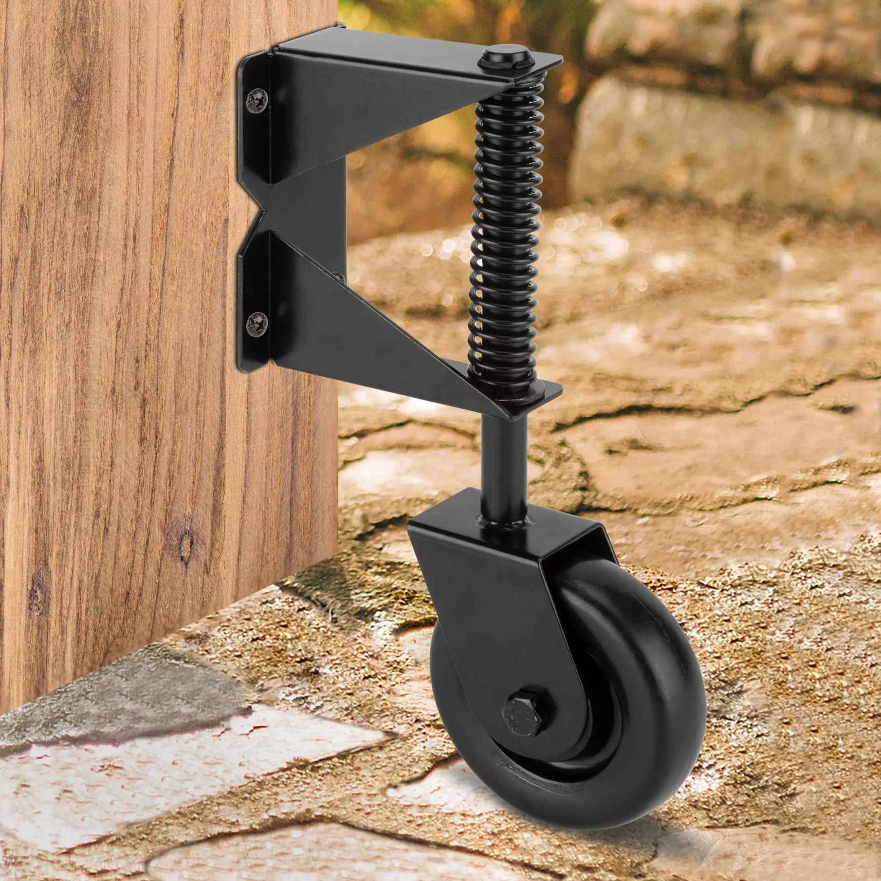 Gate Wheel Gate Caster Kit with Spring Loaded for Wooden Fences Heavy Duty Gate Helper Wheel Gate Support Wheel for Vinyl
Gate Wheel Gate Caster Kit with Spring Loaded for Wooden Fences Heavy Duty Gate Helper Wheel Gate Support Wheel for Vinyl