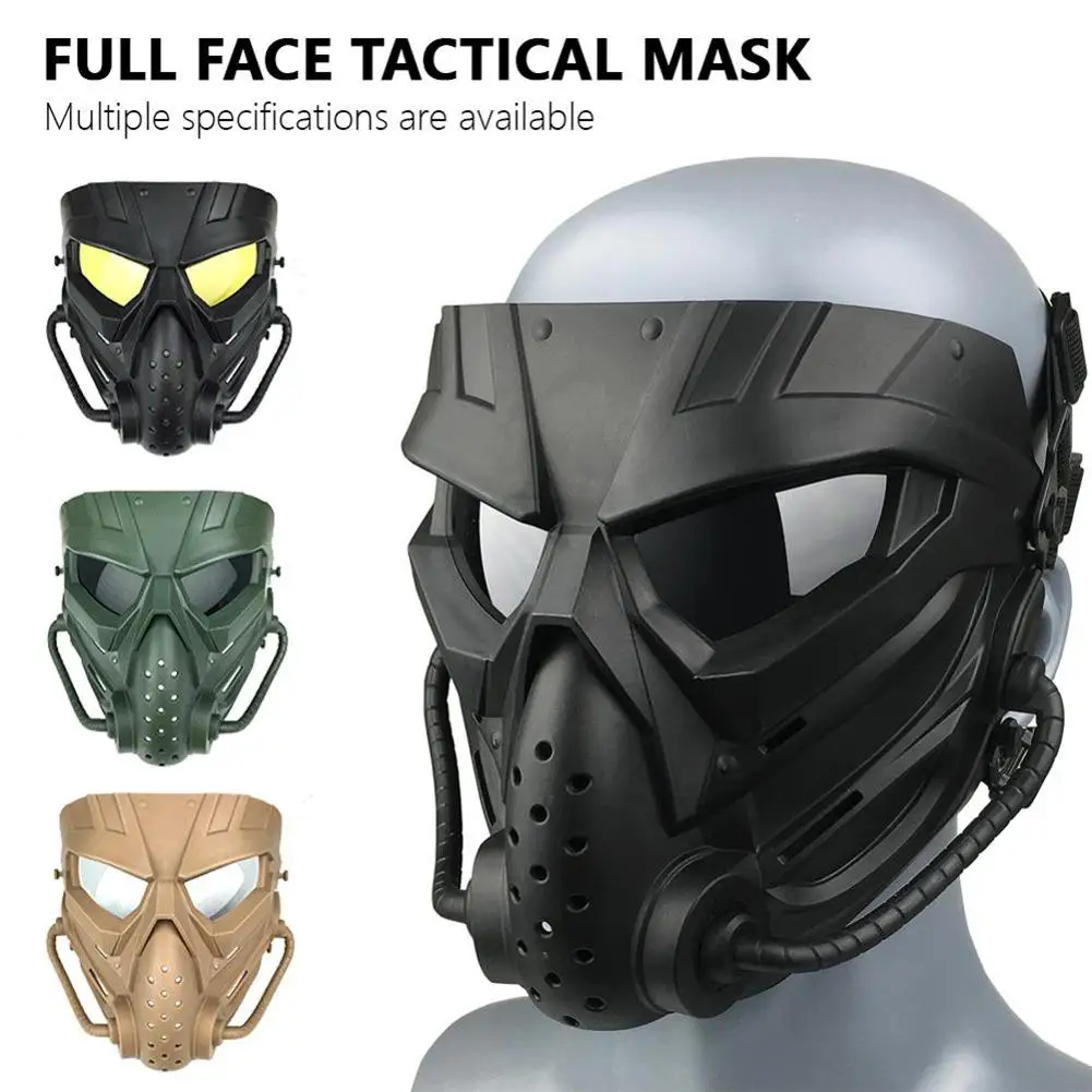 Тактическая Полнолицевая защитная маска Cs Facemask, военное веероприспособление для наружной езды, пейнтбола с водяной бомбой
Тактическая Полнолицевая защитная маска Cs Facemask, военное веероприспособление для наружной езды, пейнтбола с водяной бомбой