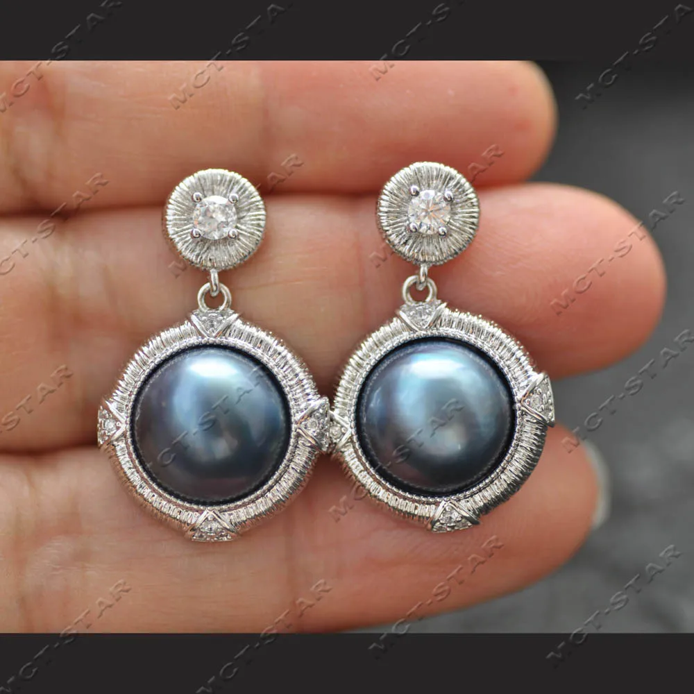 Серьги-подвески с полусферическим круглым жемчугом мабе синего цвета из южных морей Z14424
Серьги-подвески с полусферическим круглым жемчугом мабе синего цвета из южных морей Z14424