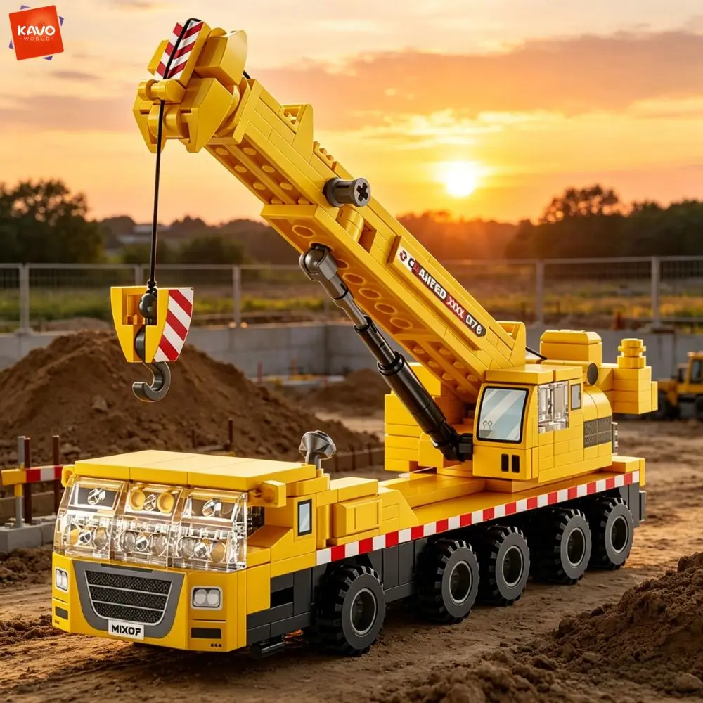 KAVOWORLD 405PCS Yellow Mobile Crane Truck Building Blocks City Construction Engineering Vehicle DIY Model Ideal Gifts for Kids
KAVOWORLD 405PCS Yellow Mobile Crane Truck Building Blocks City Construction Engineering Vehicle DIY Model Ideal Gifts for Kids