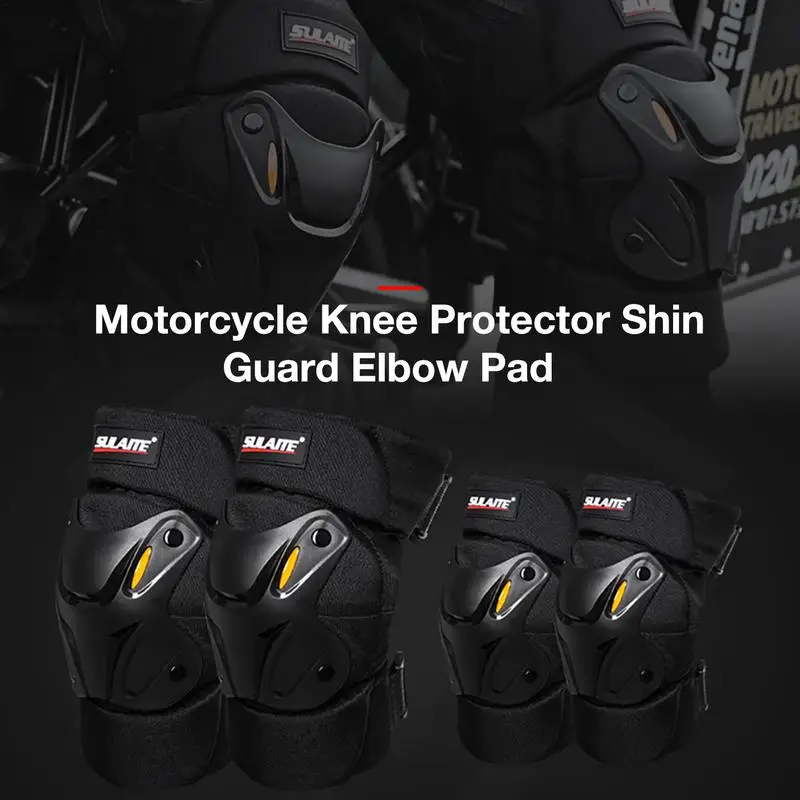Motorcycle Knee Protector Shin Guard Elbow Pad Adjustable Belt Motocross Shin & Elbow Protection For Motorcycle Protective Gear
Motorcycle Knee Protector Shin Guard Elbow Pad Adjustable Belt Motocross Shin & Elbow Protection For Motorcycle Protective Gear
