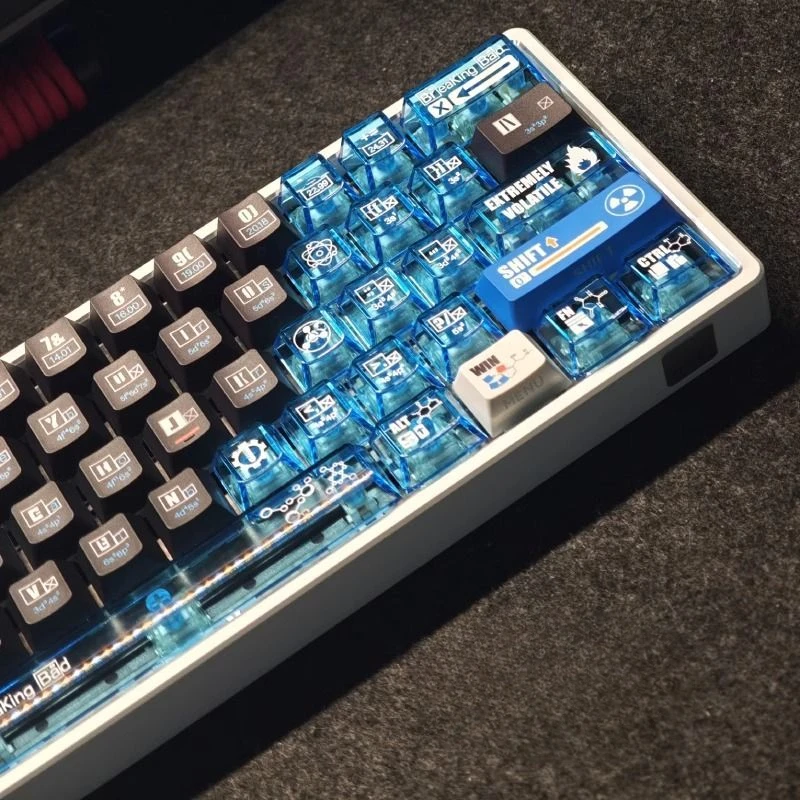 Original height keycap PBT side engraved light-transmitting wooting mechanical keyboard cap customization
Original height keycap PBT side engraved light-transmitting wooting mechanical keyboard cap customization