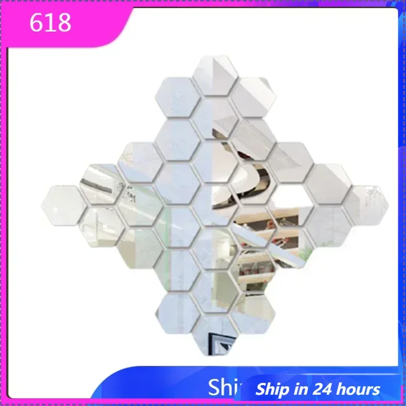 12/24 pieces Hexagonal 3D Mirror Wall Decal Perfect Acrylic Wall Decal Decal Home Decoration Mirror Art Decoration
12/24 pieces Hexagonal 3D Mirror Wall Decal Perfect Acrylic Wall Decal Decal Home Decoration Mirror Art Decoration