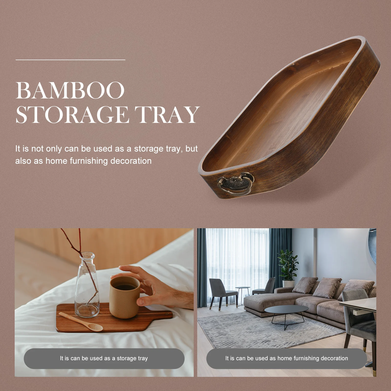 Serving Tray 33cm Rectangular Storage Platter Bamboo Serving Tray Home Accessory Kitchen
Serving Tray 33cm Rectangular Storage Platter Bamboo Serving Tray Home Accessory Kitchen