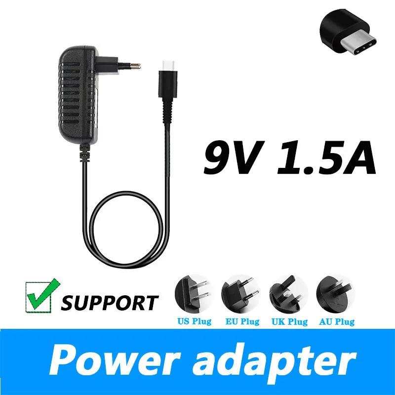 DC 9V 1.5A EU Adapter Plug US Plug 220V To 110V Audio Adapter UK Plug Adapter 9V Power Supply TYPE-C
DC 9V 1.5A EU Adapter Plug US Plug 220V To 110V Audio Adapter UK Plug Adapter 9V Power Supply TYPE-C