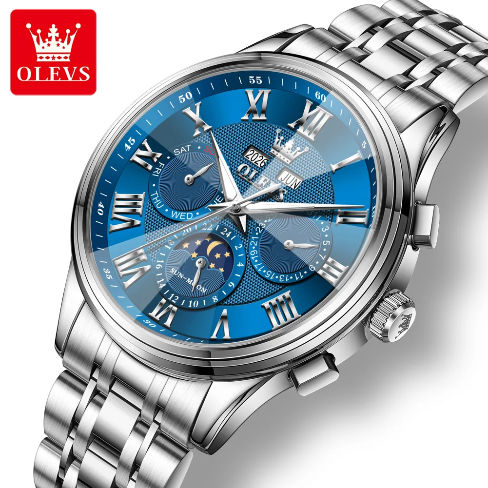 Reloj Hombre OLEVS Men Multi-functional Mechanical Wristwatch Luxury Automatic Watch For Men Relogios
Reloj Hombre OLEVS Men Multi-functional Mechanical Wristwatch Luxury Automatic Watch For Men Relogios