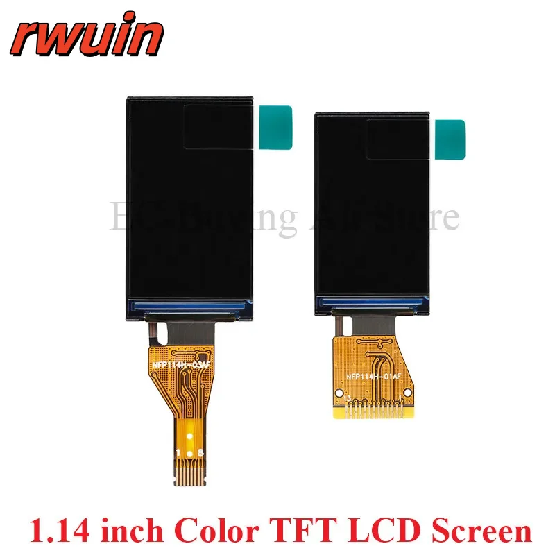 1,14 дюйма 1,14 дюйма 135x240 полноцветный TFT HD IPS экран ЖК-дисплей со светодиодной подсветкой 135*240 ST7789 привод 3,3 В SPI интерфейс 8 13 контактов
1,14 дюйма 1,14 дюйма 135x240 полноцветный TFT HD IPS экран ЖК-дисплей со светодиодной подсветкой 135*240 ST7789 привод 3,3 В SPI интерфейс 8 13 контактов