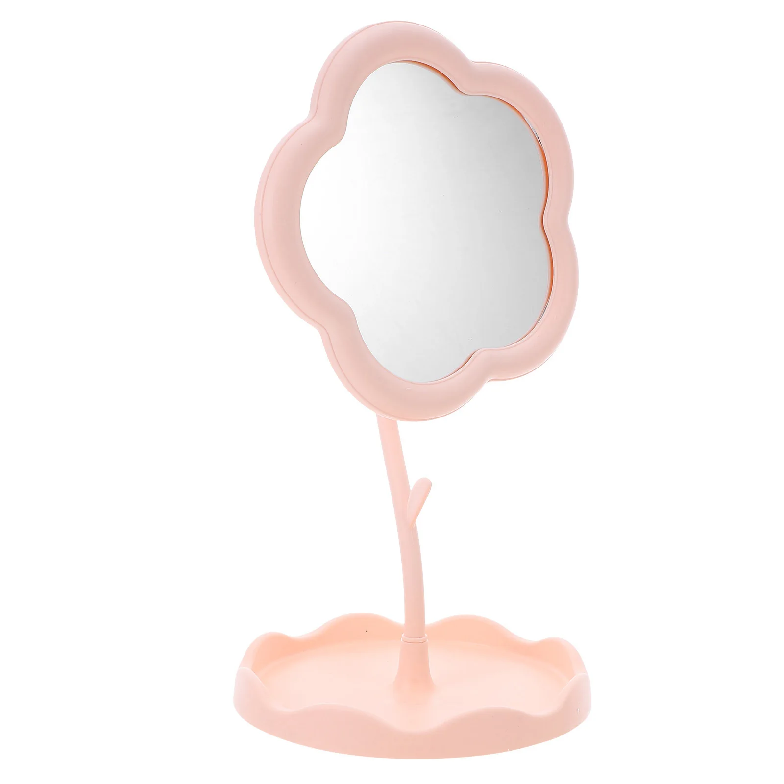 Flower Shaped Makeup Mirror Pink Desktop Vanity Tabletop Counter Mirror for Cute Compact Portable Dressing Table
Flower Shaped Makeup Mirror Pink Desktop Vanity Tabletop Counter Mirror for Cute Compact Portable Dressing Table