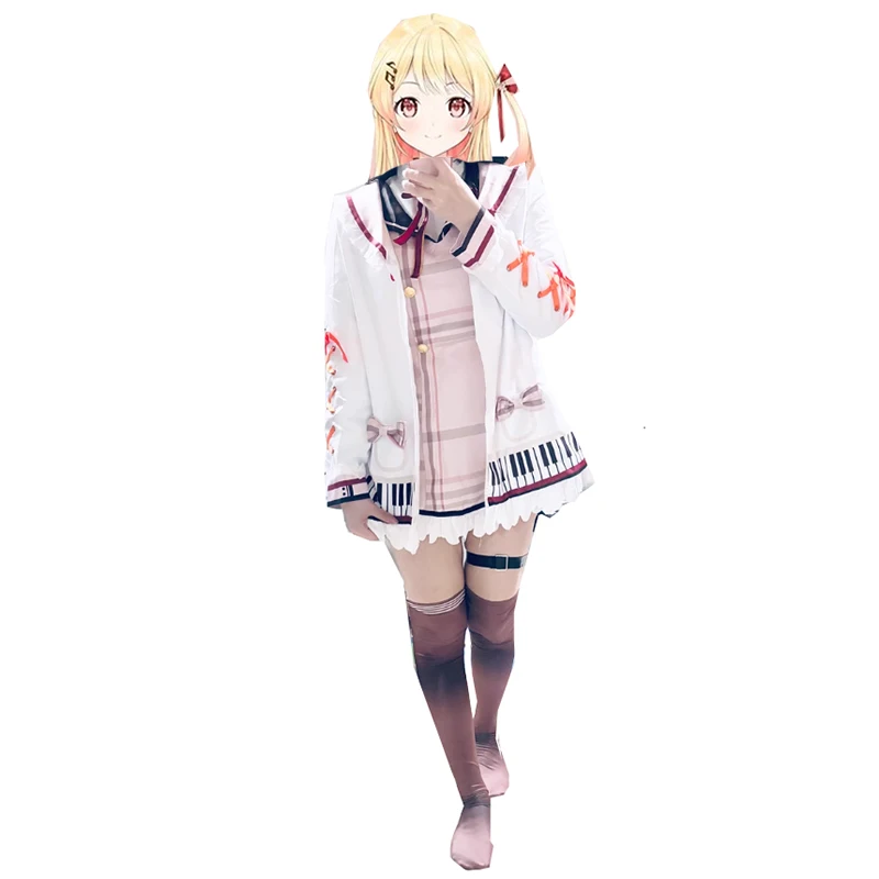 Vtuber Otonose Kanade Косплей Костюм Костюмы для выступлений Униформа Платье Хэллоуин Вечеринка Наряд по индивидуальному заказу
Vtuber Otonose Kanade Косплей Костюм Костюмы для выступлений Униформа Платье Хэллоуин Вечеринка Наряд по индивидуальному заказу