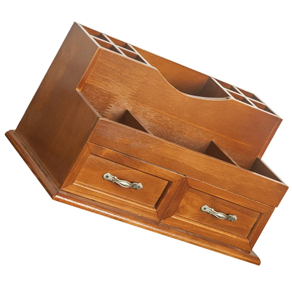 Винтажный деревянный органайзер для украшений и косметики с 2 отделениями, настольный ящик для хранения мелочей на туалетный столик, прикроватную тумбочку, комод
Винтажный деревянный органайзер для украшений и косметики с 2 отделениями, настольный ящик для хранения мелочей на туалетный столик, прикроватную тумбочку, комод