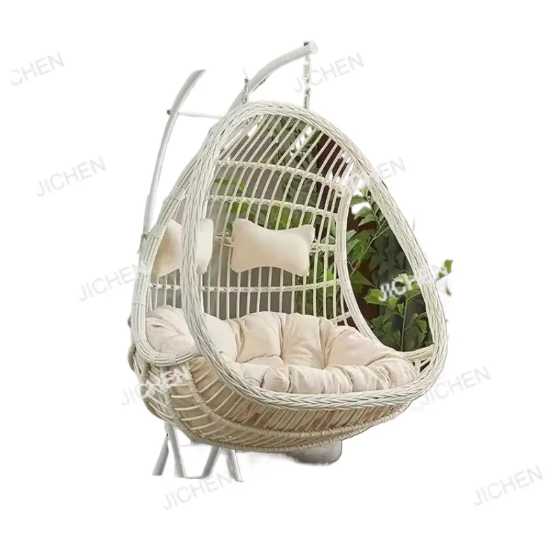 Hanging Egg Chair Swing with Steel Frame Set - All Weather Construction Rattan Swing Large Basket Design Outdoor Furniture
Hanging Egg Chair Swing with Steel Frame Set - All Weather Construction Rattan Swing Large Basket Design Outdoor Furniture