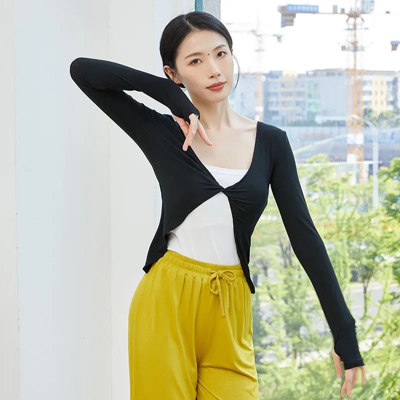 Одежда для классических танцев. Женские топы с длинными рукавами для современных танцев. Одежда для практики боди-арта.
Одежда для классических танцев. Женские топы с длинными рукавами для современных танцев. Одежда для практики боди-арта.