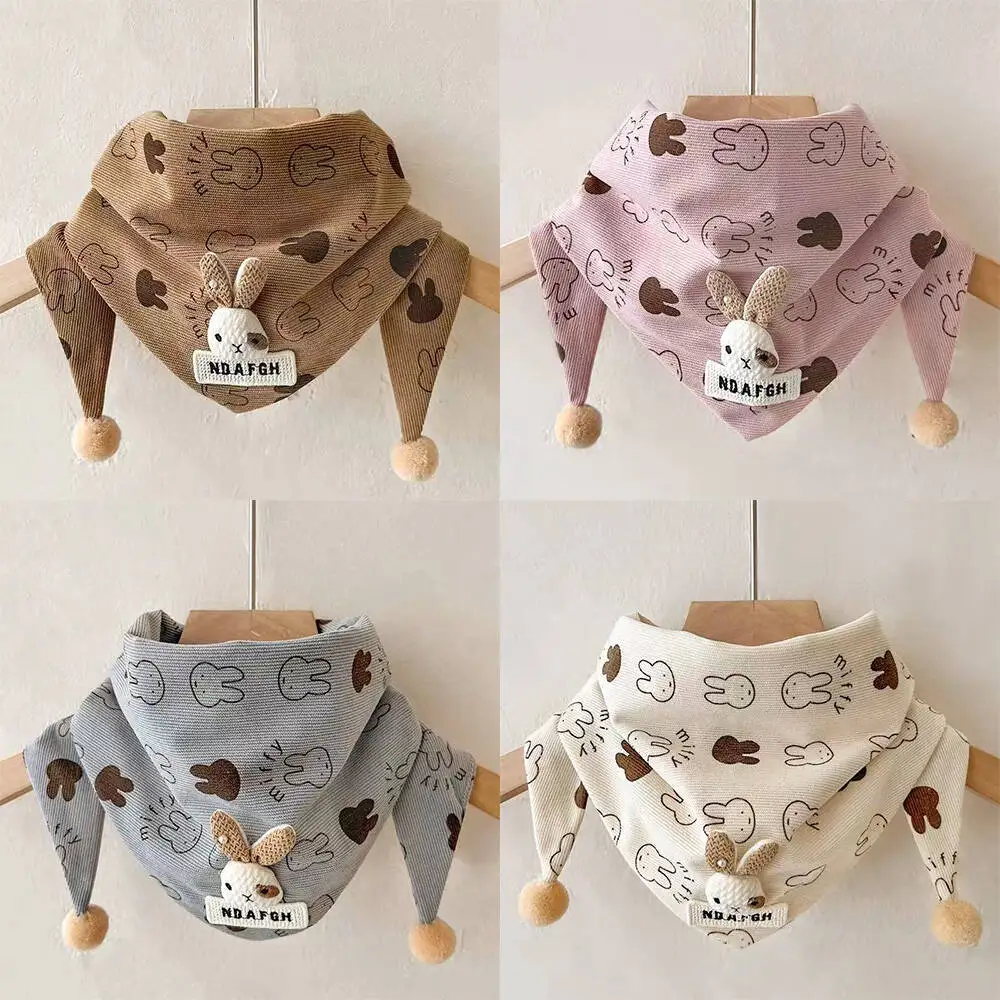 Корейский детский треугольный шарф с мультяшным кроликом, теплый шарф для мальчиков и девочек, мягкие теплые нагрудники для младенцев, милый аксессуар для малышей
Корейский детский треугольный шарф с мультяшным кроликом, теплый шарф для мальчиков и девочек, мягкие теплые нагрудники для младенцев, милый аксессуар для малышей