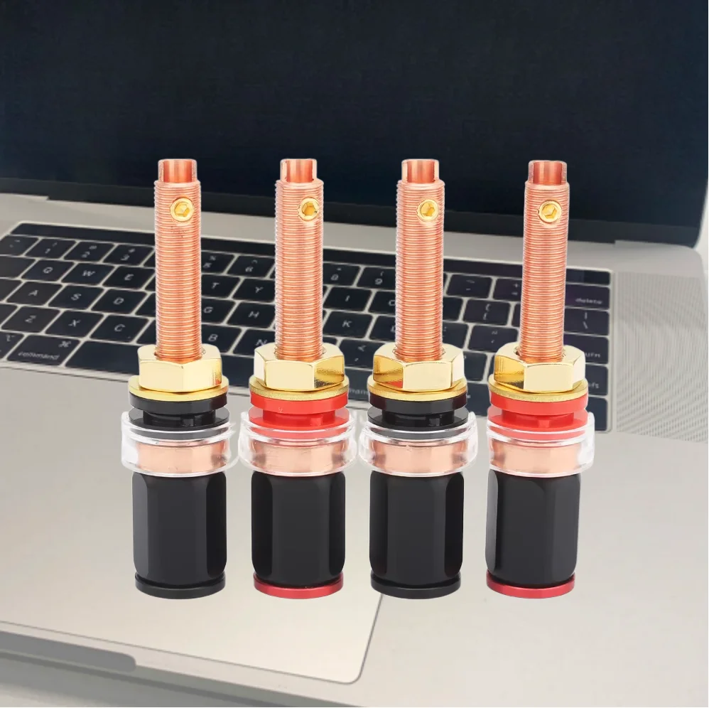 Red Copper Plated Speaker Terminal Binding Post Socket Audio Speaker Amplifier Connector High Quality Sound Transmission
Red Copper Plated Speaker Terminal Binding Post Socket Audio Speaker Amplifier Connector High Quality Sound Transmission