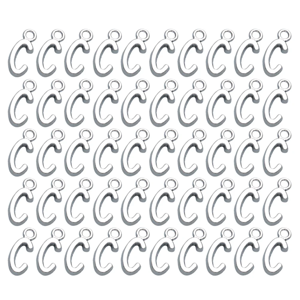 50pcs Alloy Letter Pendant Charms Engravable Silver DIY Necklace Bracelet Jewelry Making Beads Accessory Pendant
50pcs Alloy Letter Pendant Charms Engravable Silver DIY Necklace Bracelet Jewelry Making Beads Accessory Pendant