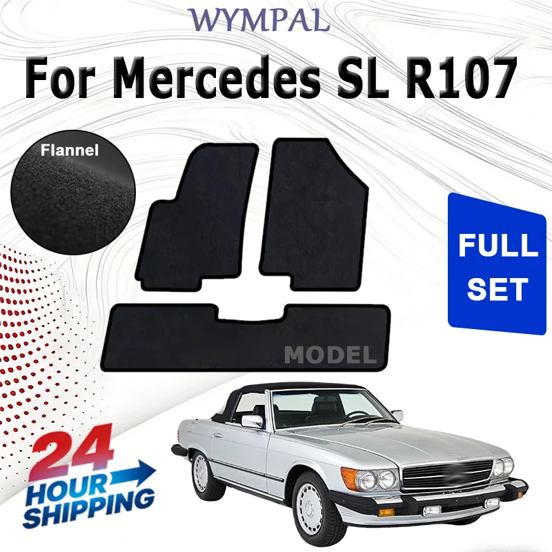 Nylon Car velour mats fit for Mercedes SL R107 long front (1971 1972 1973 1974 1975 1976 1977 1978 1979 1980-1989) -black
Nylon Car velour mats fit for Mercedes SL R107 long front (1971 1972 1973 1974 1975 1976 1977 1978 1979 1980-1989) -black