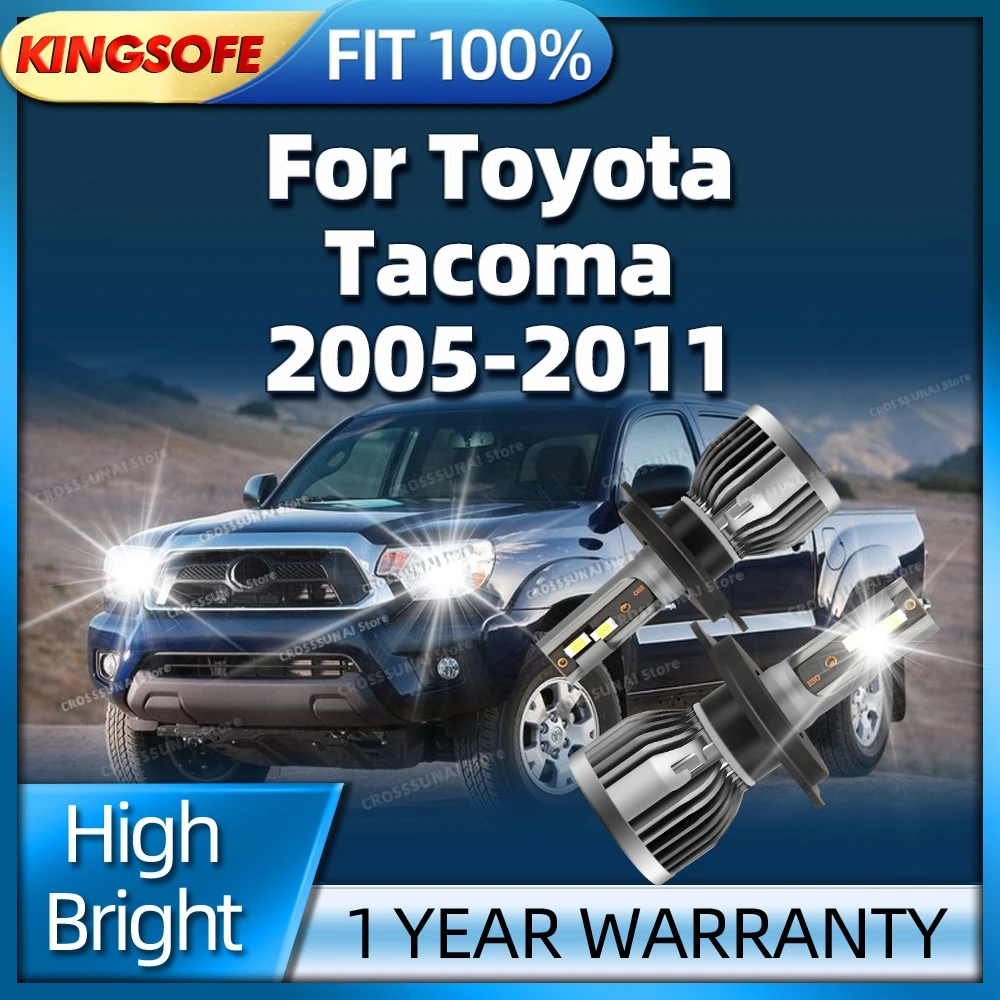 2Pcs LED Headlight 30000LM H4 Auto Lamp For Toyota Tacoma 2005 2006 2007 2008 2009 2010 2011 HiLo Beam Canbus Bulbs
2Pcs LED Headlight 30000LM H4 Auto Lamp For Toyota Tacoma 2005 2006 2007 2008 2009 2010 2011 HiLo Beam Canbus Bulbs