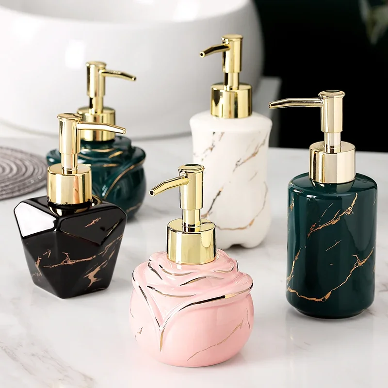 Bathroom accessories Hand sanitizer press type bottle Household lotion bottle Ceramic split bottle Bath gel
Bathroom accessories Hand sanitizer press type bottle Household lotion bottle Ceramic split bottle Bath gel