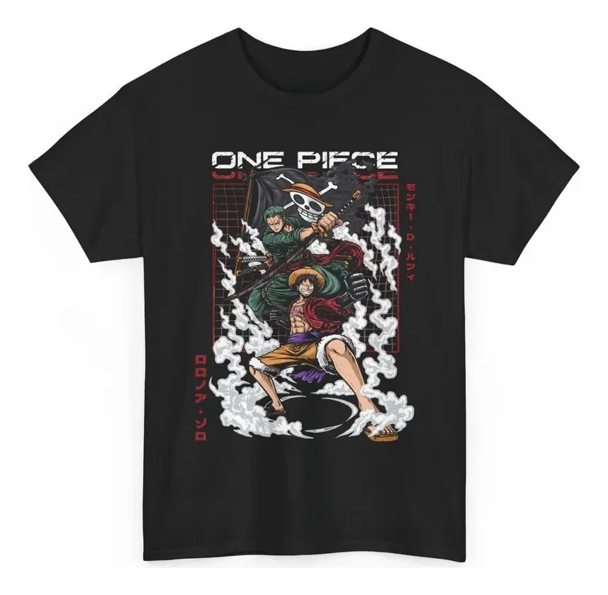 2026 Summer One Piece Retro Cosplay T-shirt Men's Oversize Casual Cotton Printed Short-sleeved Unisex Children's Sports Shirt
2026 Summer One Piece Retro Cosplay T-shirt Men's Oversize Casual Cotton Printed Short-sleeved Unisex Children's Sports Shirt