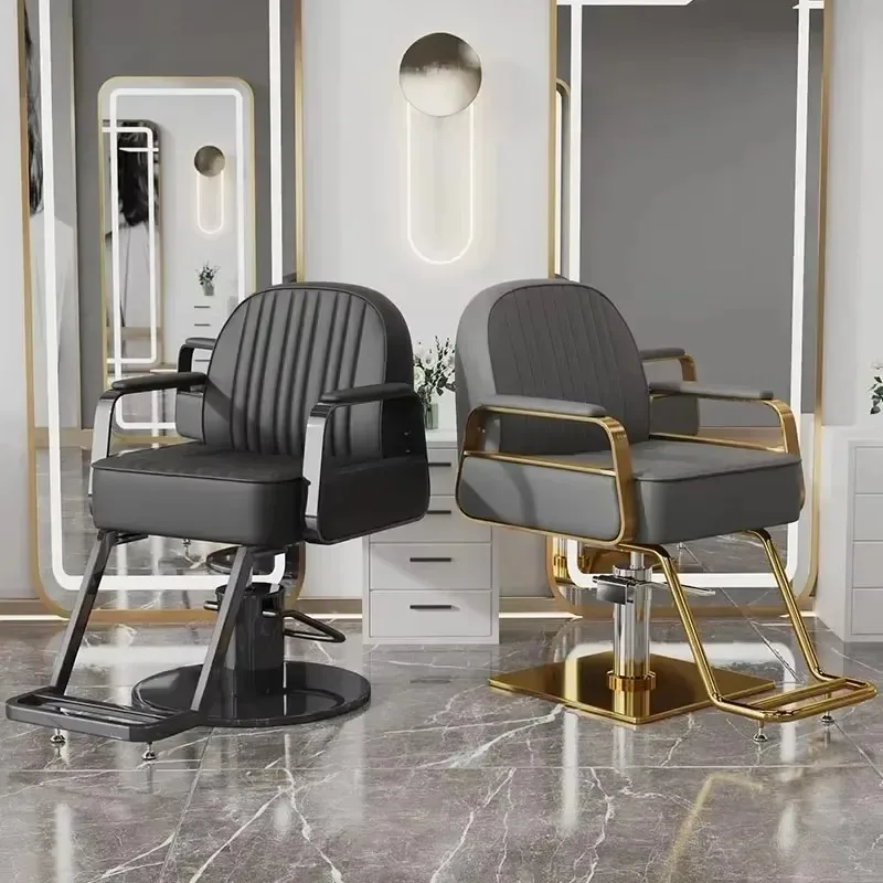 Nordic Barber Chair Minimalist Aesthetic Personalized Trendy Advanced Chair Swivel Leg Rest Armrest Cadeira Salon Furniture
Nordic Barber Chair Minimalist Aesthetic Personalized Trendy Advanced Chair Swivel Leg Rest Armrest Cadeira Salon Furniture