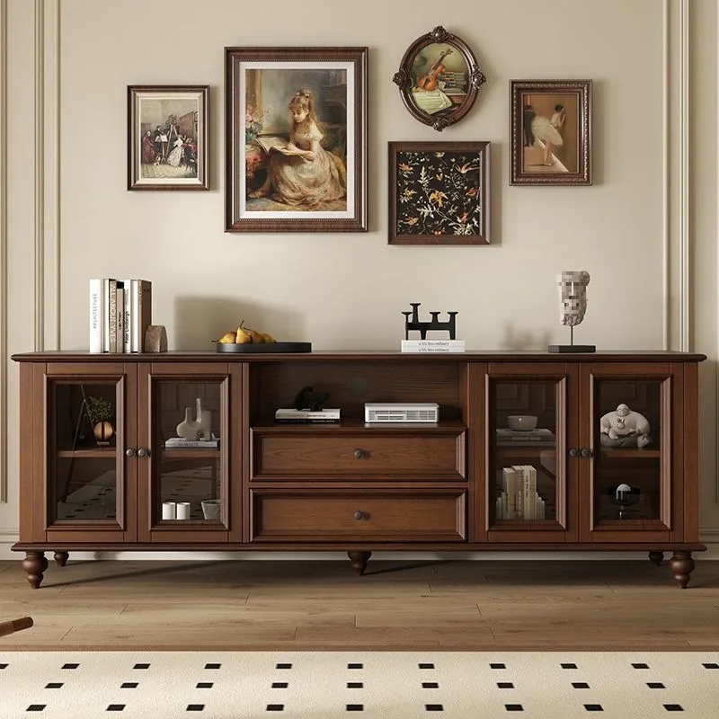 TV household storage integrated high cabinet solid wood
TV household storage integrated high cabinet solid wood