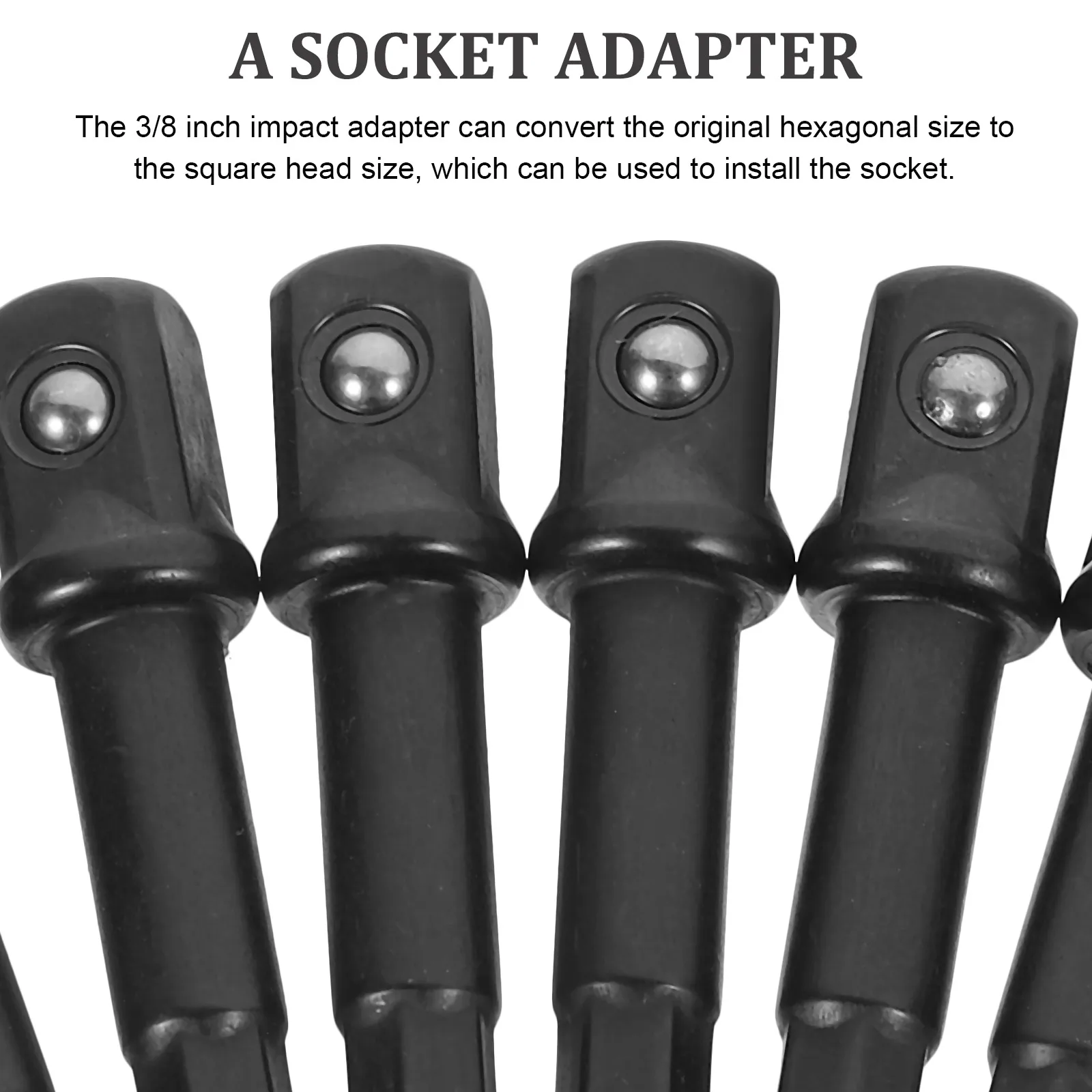 1Set Socket Adapter Heat-Treated Carbon Steel 38 Sleeve Impact Driver Adapter Drill to Socket Conversion Tool Durable
1Set Socket Adapter Heat-Treated Carbon Steel 38 Sleeve Impact Driver Adapter Drill to Socket Conversion Tool Durable